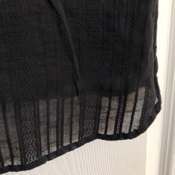 ESPRIT Black V-Neck Sleeveless Shirt - Picture 6 of 7